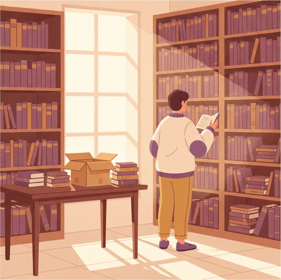 Cómo vaciar una biblioteca heredada sin malvender los libros