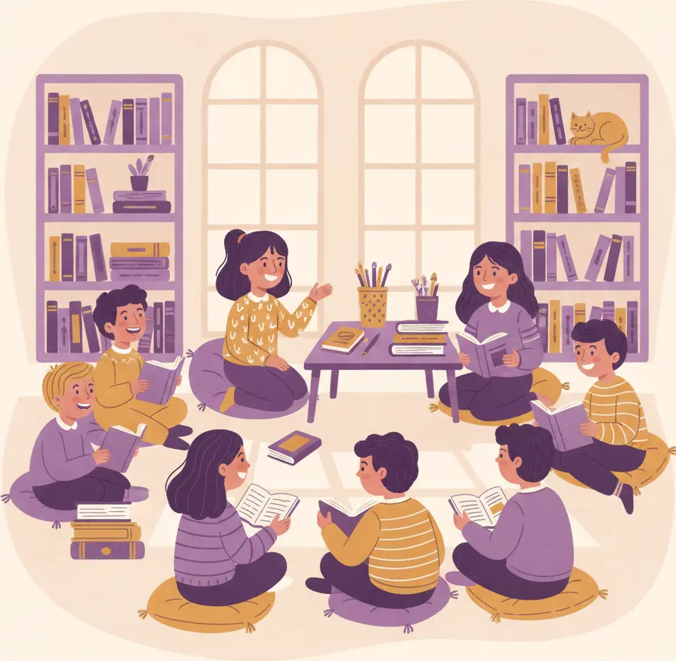Cómo organizar un club de lectura infantil en el barrio