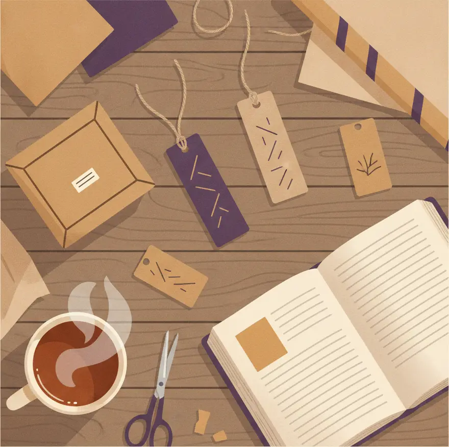 Cómo hacer marcapáginas navideños con materiales reciclados
