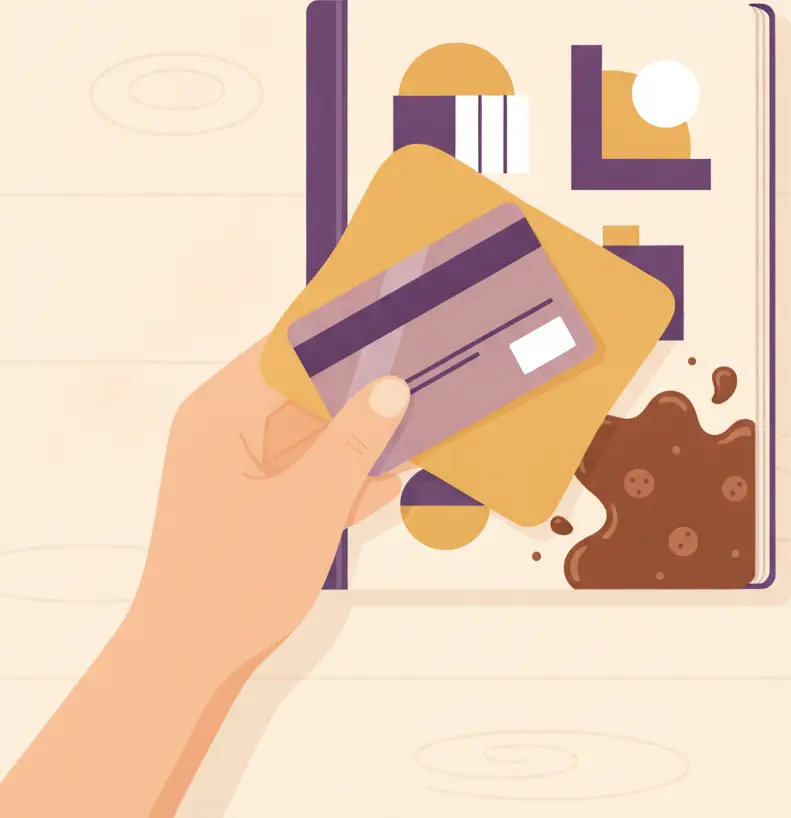 Cómo limpiar cubiertas de cartón blando con chocolate o merienda