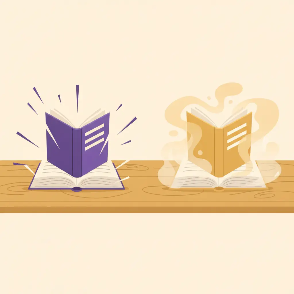 Concentración: leer relatos cortos frente a novelas largas