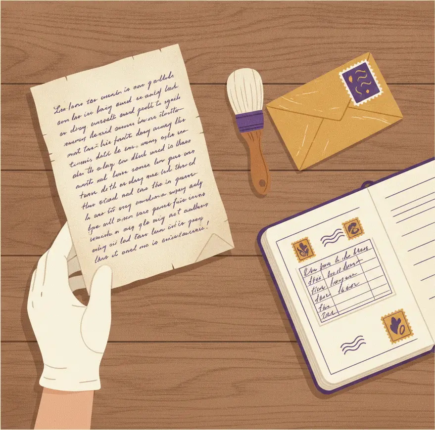 Cómo catalogar una pequeña colección de cartas y autógrafos en casa