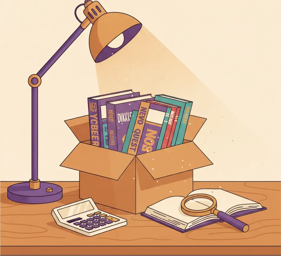 Cómo fijar el precio para un lote de novelas gráficas de los 90