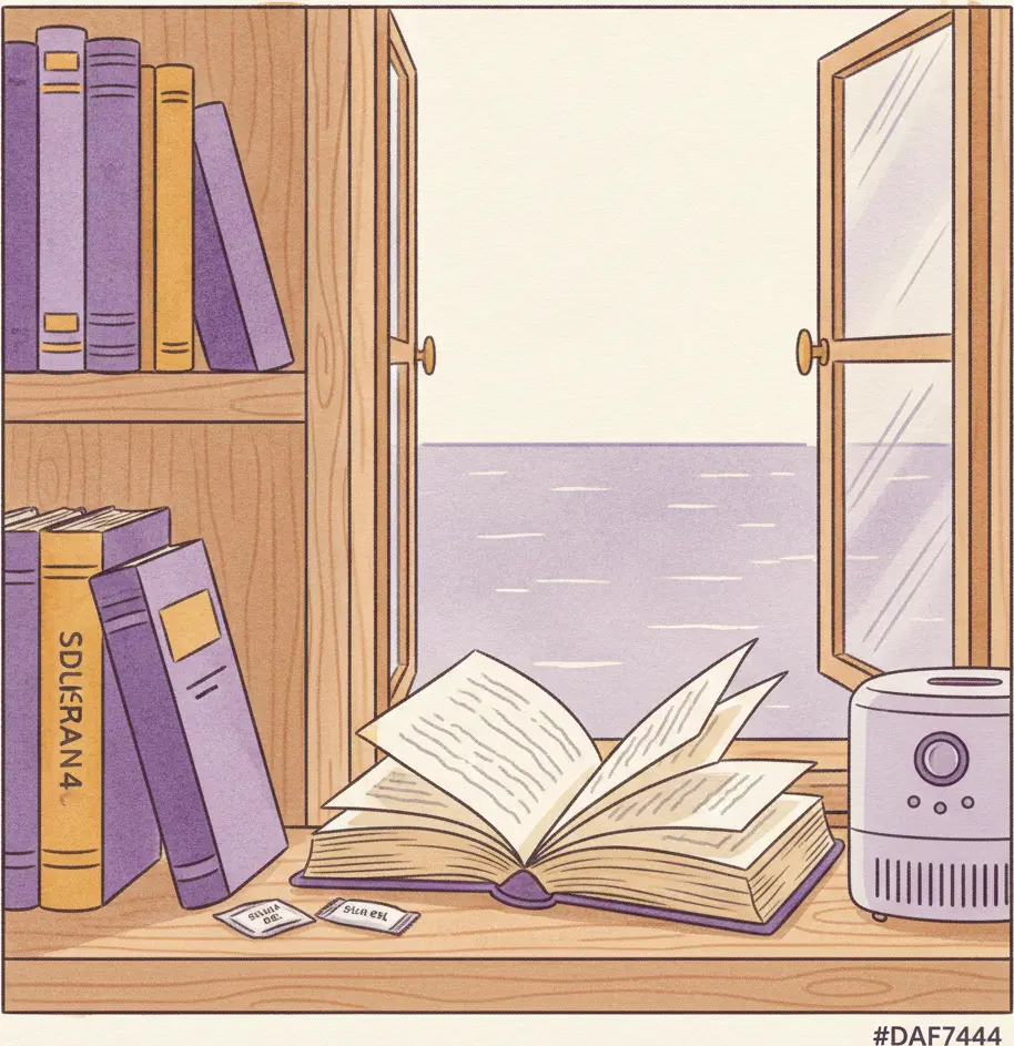 Cómo evitar que las páginas de los libros se peguen por la humedad ambiental