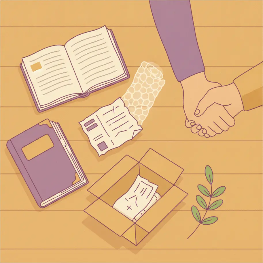 Cuánto cuesta y contamina enviar un libro por mensajería frente a la recogida en mano