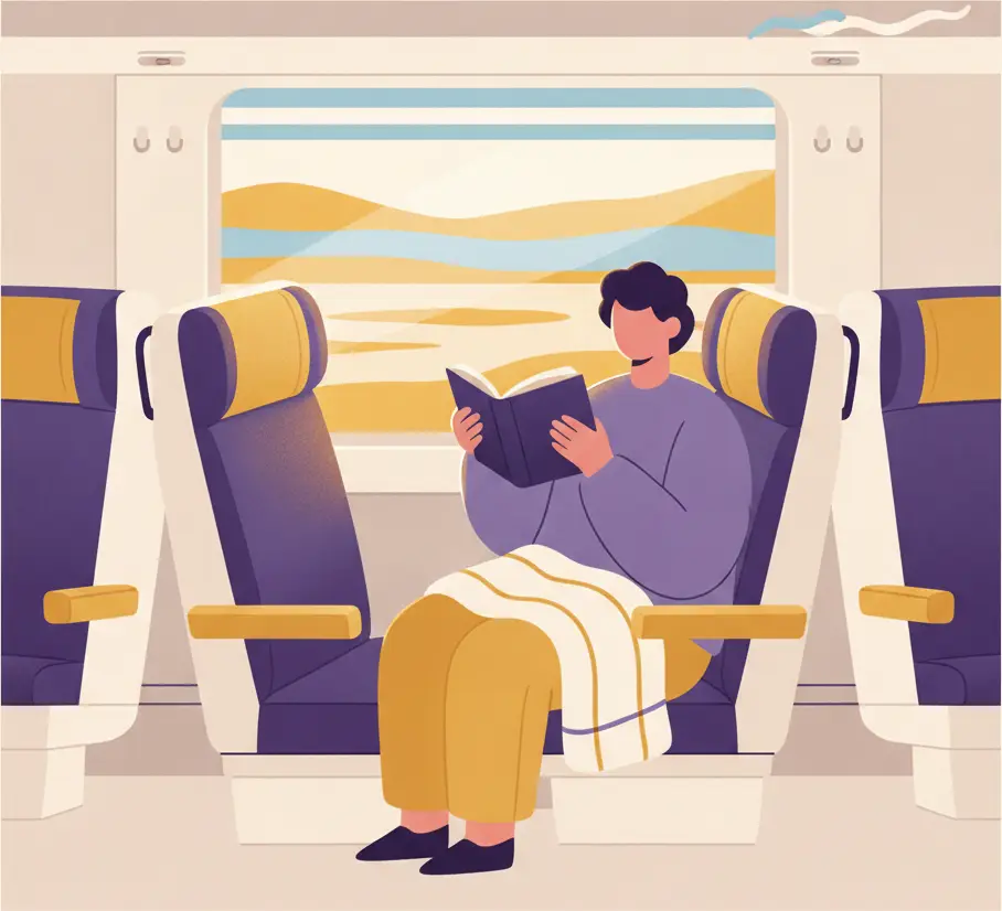 Cómo evitar el mareo al leer en autobús o tren: guía práctica