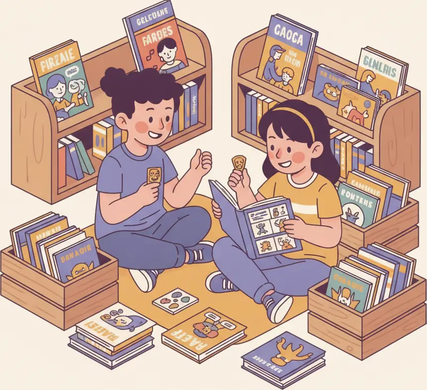 Motivar la lectura infantil con intercambio de tebeos clásicos