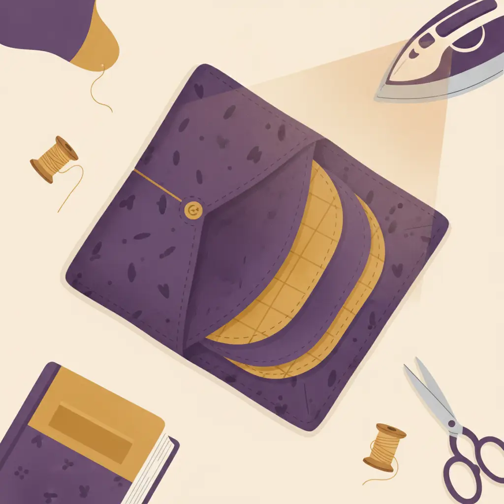 Materiales y refuerzos internos para fundas de libros