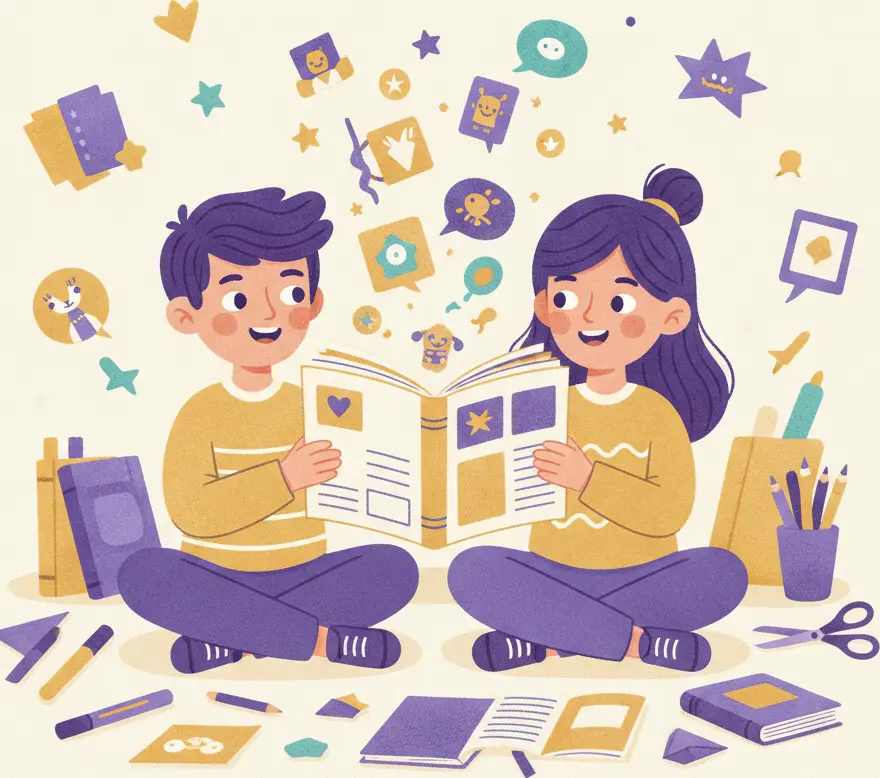Crear fanzines y cómics caseros para motivar la lectura