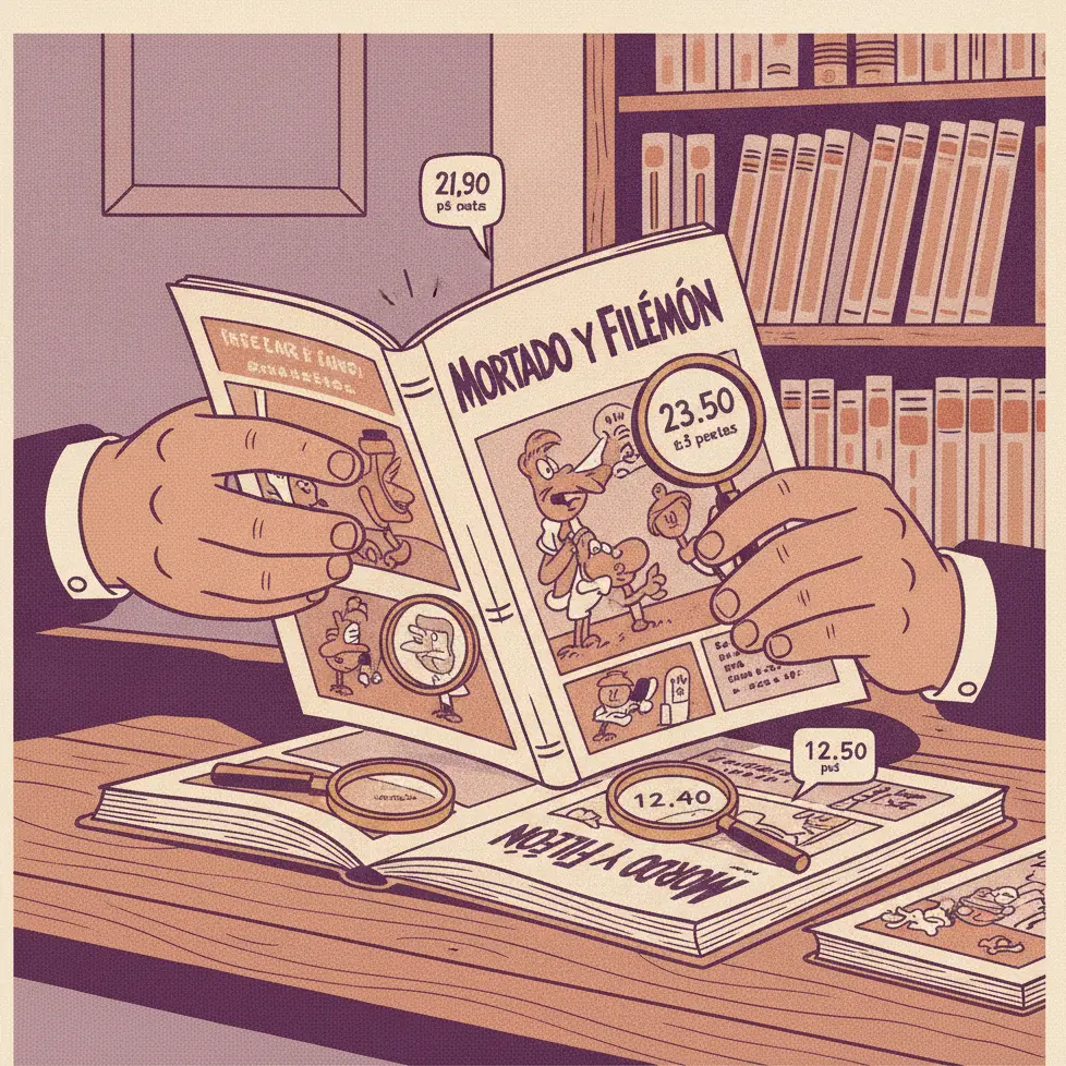 Cómo identificar reimpresiones de Mortadelo y Filemón de Bruguera