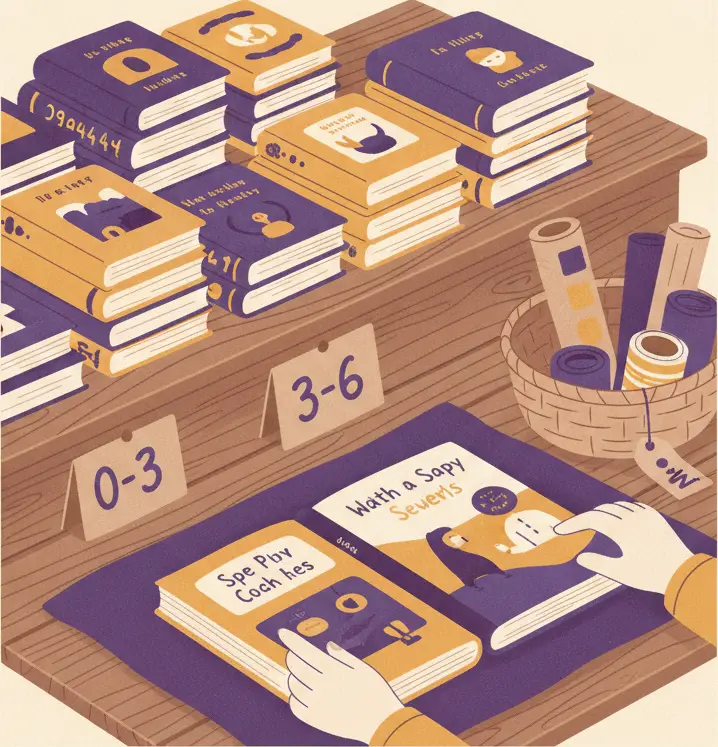 Cómo clasificar y etiquetar libros infantiles por edades para mercadillos