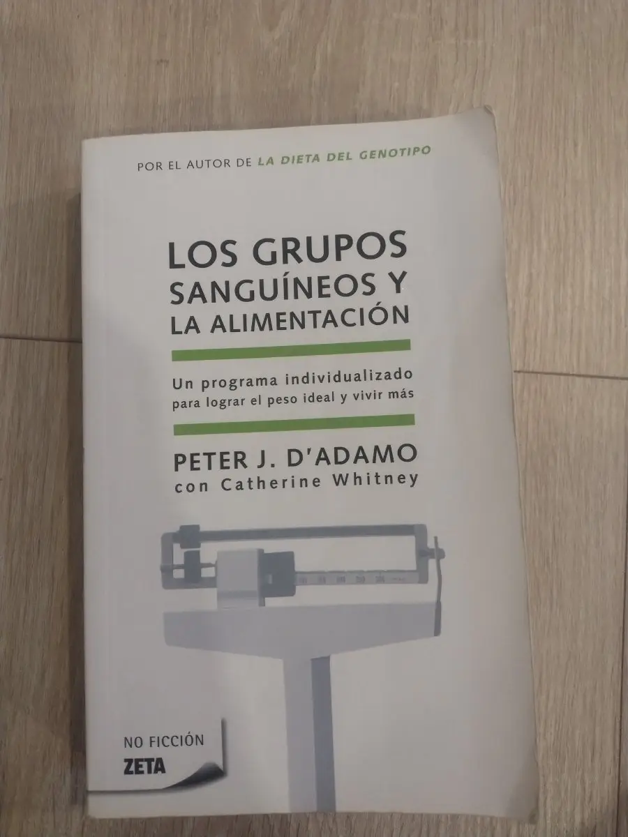 Los grupos sanguíneos y la alimentación
