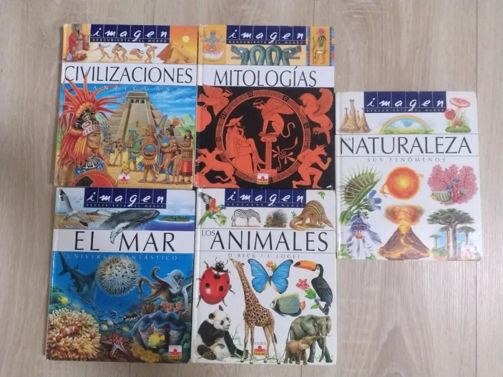 Lote de 5 libros: El mar: universo fantástico, Civilizaciones Antiguas y más