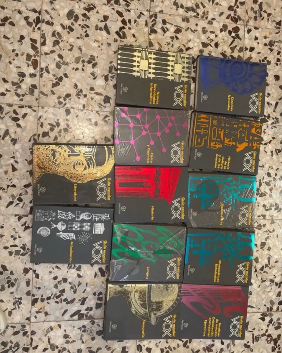 Lote de 12 libros de Guía escolar VOX