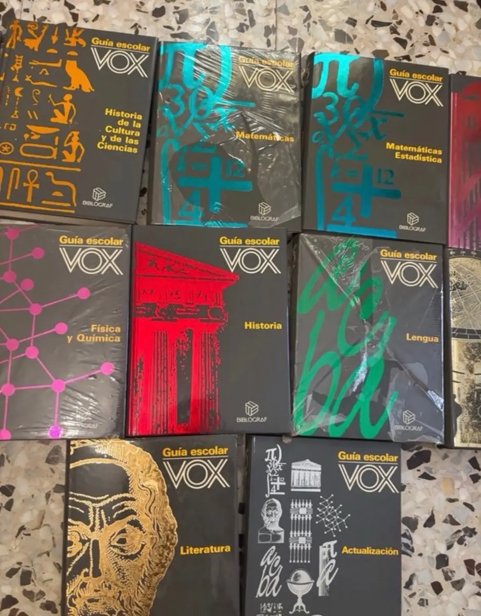 Lote de 12 libros de Guía escolar VOX