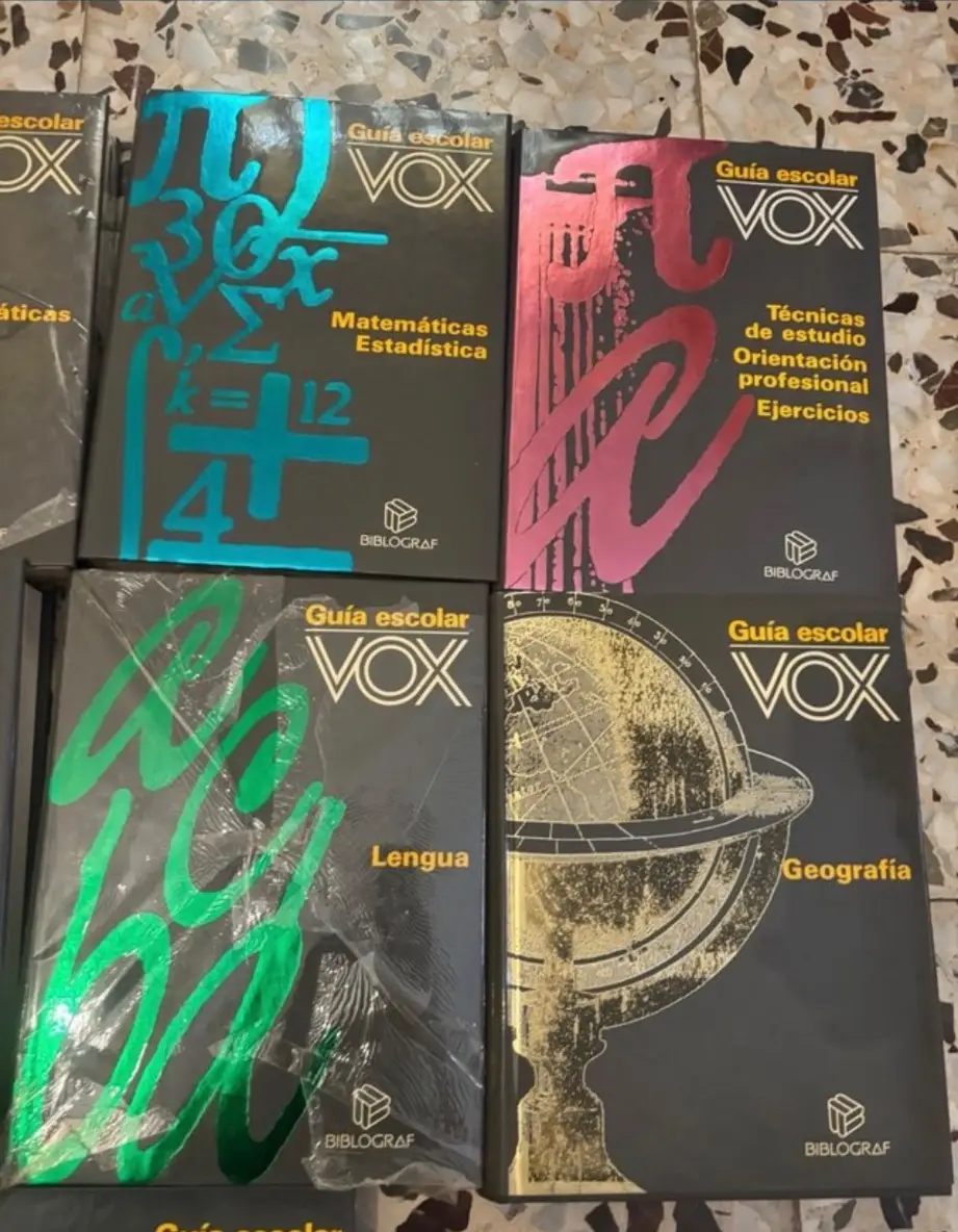 Lote de 12 libros de Guía escolar VOX