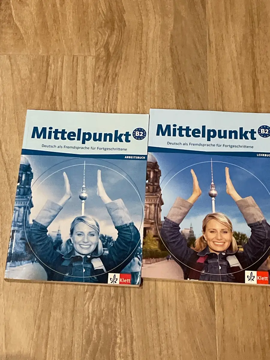 Lote de 2libros: Mittelpunkt B2 Arbeitsbuch - Deutsch als Fremdsprache für Fortgeschrittene, Mit…
