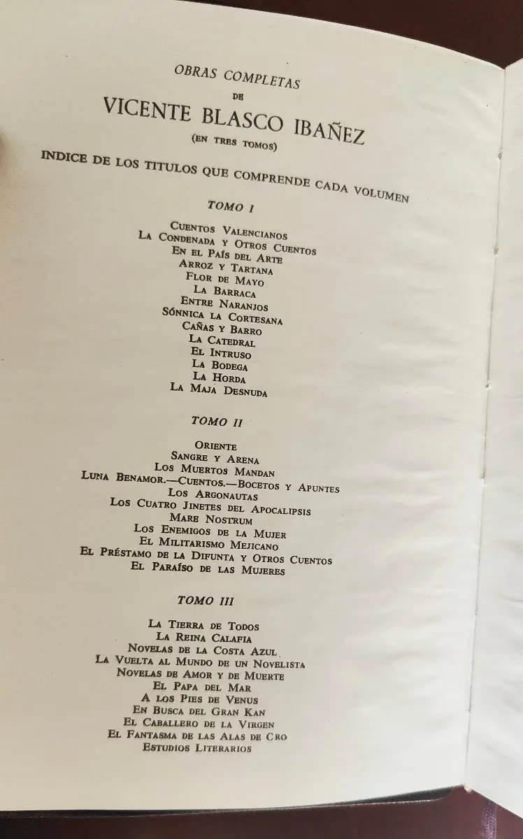 Obras completas Vicente Blasco Ibañez (1969) – foto 7
