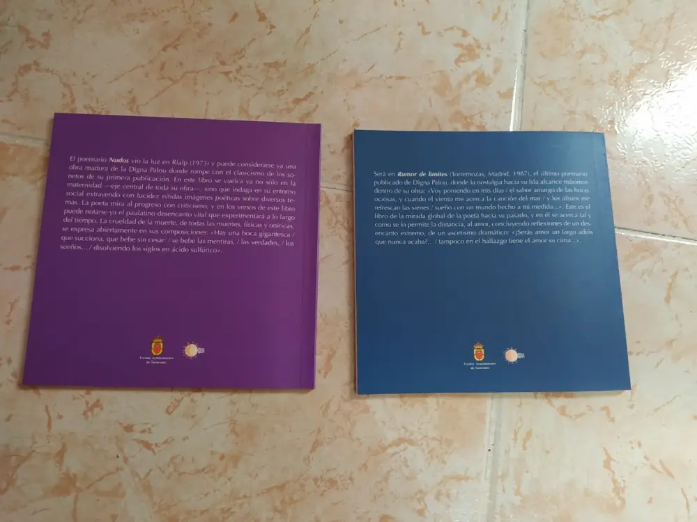 Lote de 2 libros de Digna Palou