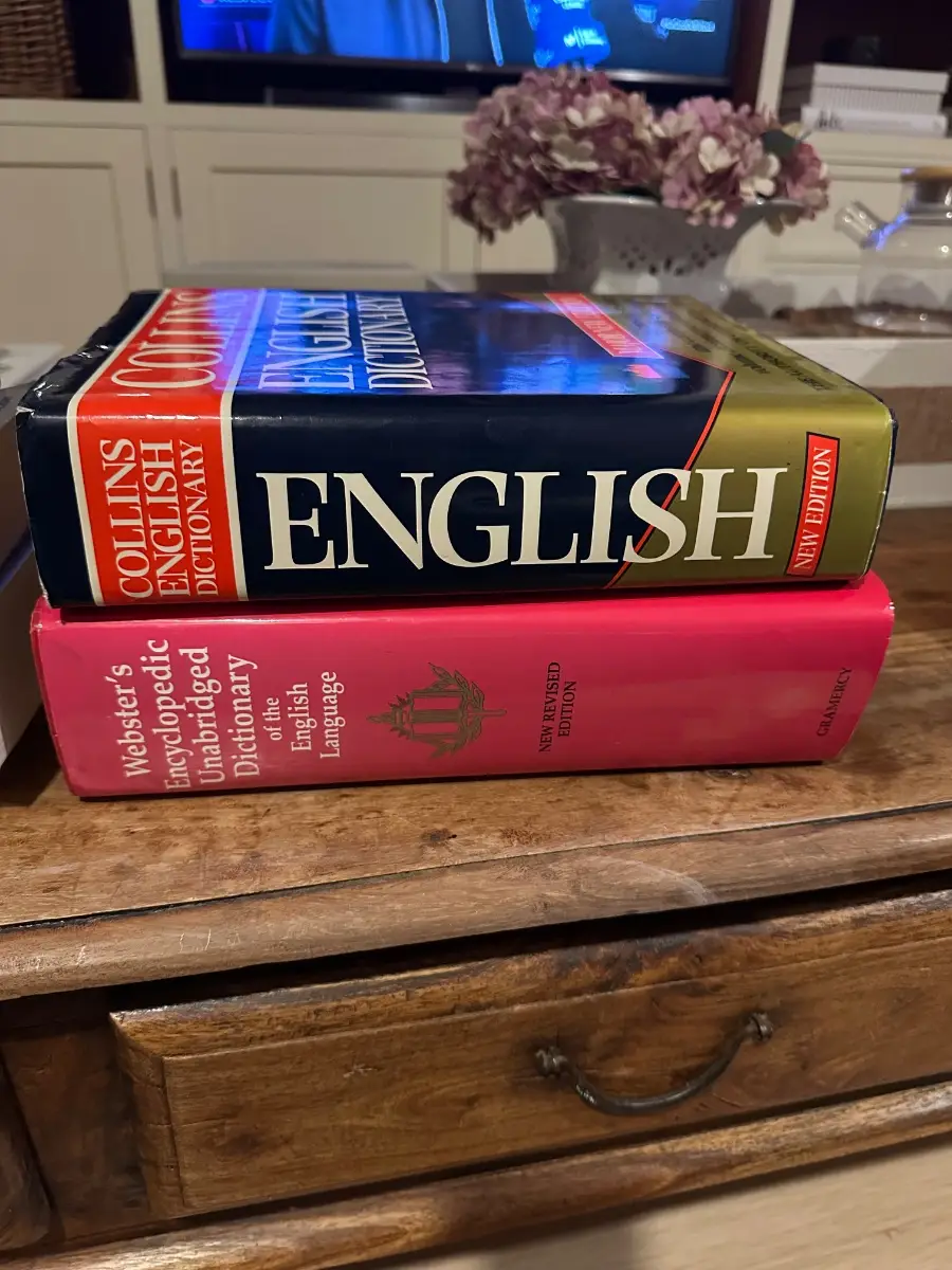 Lote de diccionarios, idiomas y libros de cocina