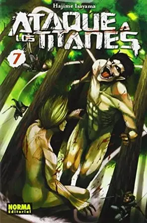 Portada de Ataque a los titanes 7 de Hajime Isayama