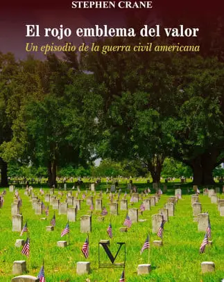 Portada de El rojo emblema del valor de Stephen Crane